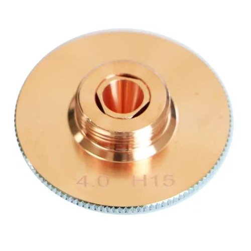 4.0mm Double Layer Laser Nozzle for Fiber Laser Cutting Machine, 28mm Copper Cutting Nozzle